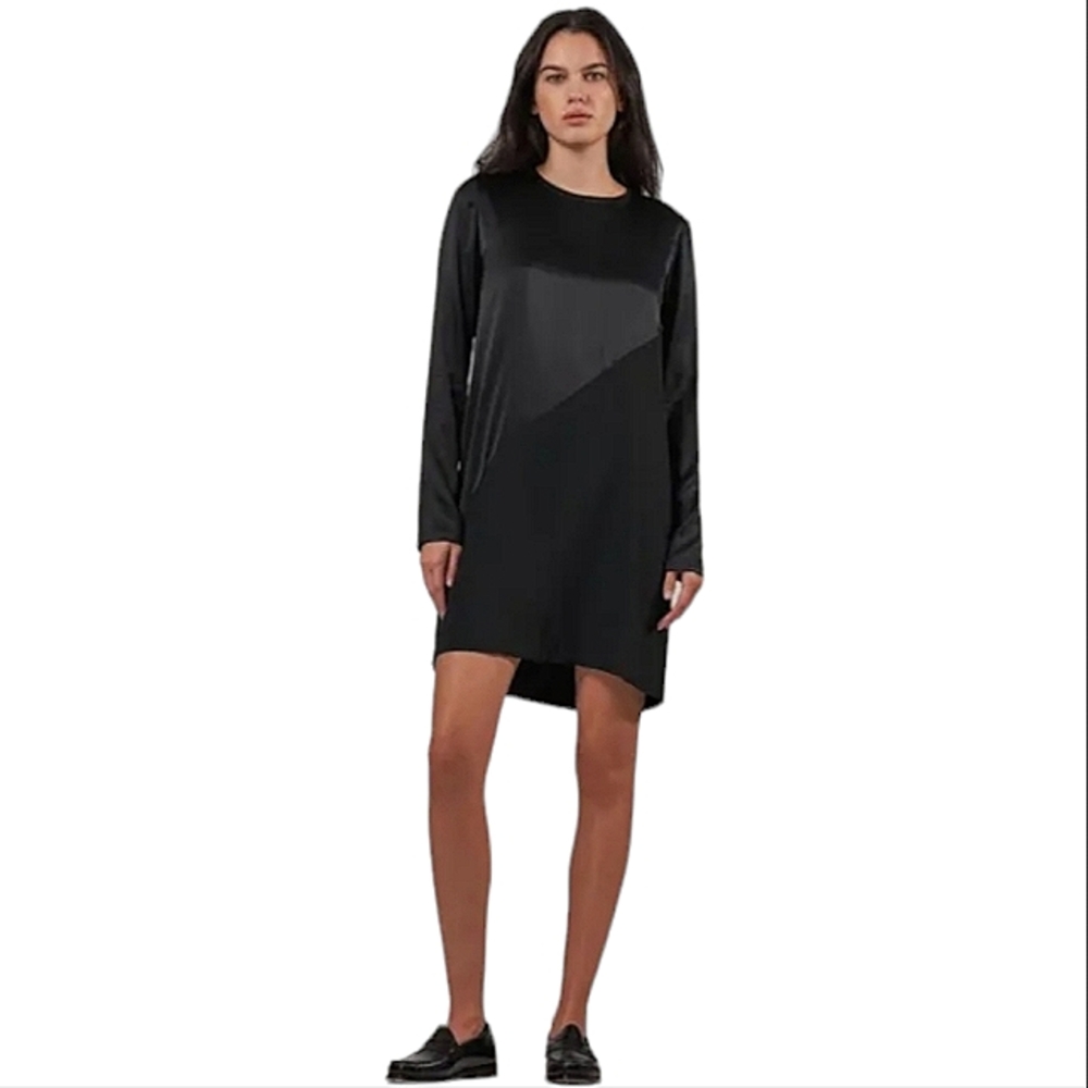 ATM Anthony Thomas Melillo Stretch Silk Long Sleeve Mini Dress size XS